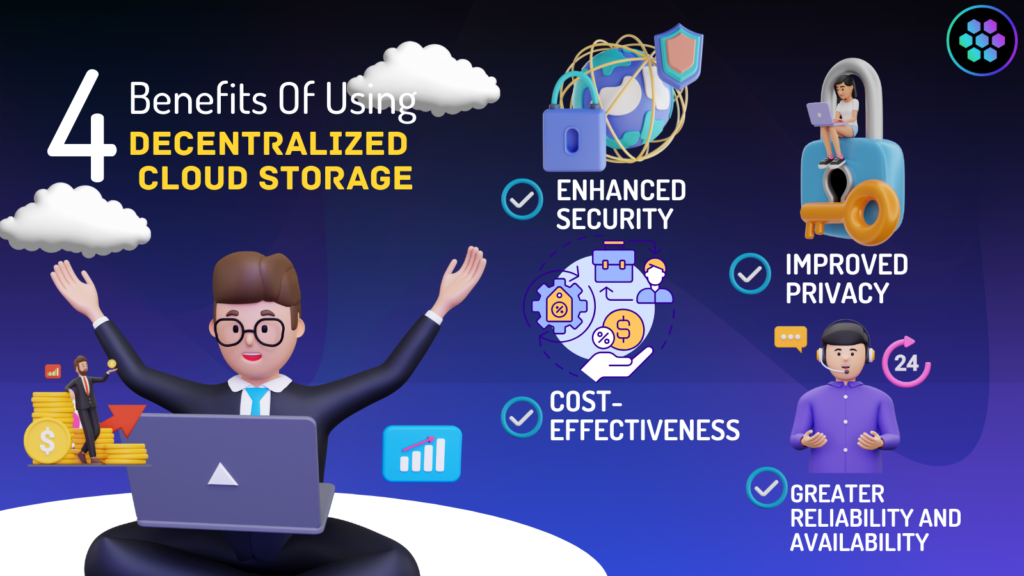 Benefit of decentralized cloud storage.